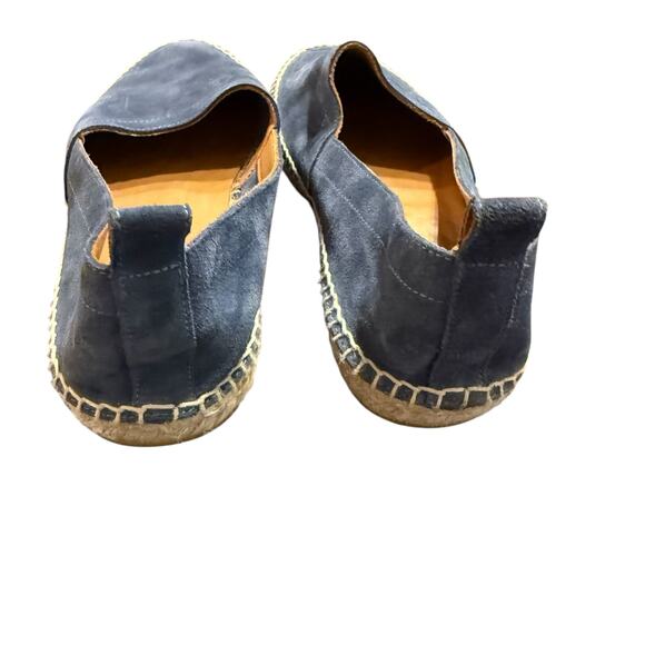 Aquatalia Women’s blue suede flat espadrille loafer Size 9M - Picture 4 of 6